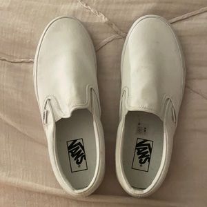 White Vans WORE ONCE